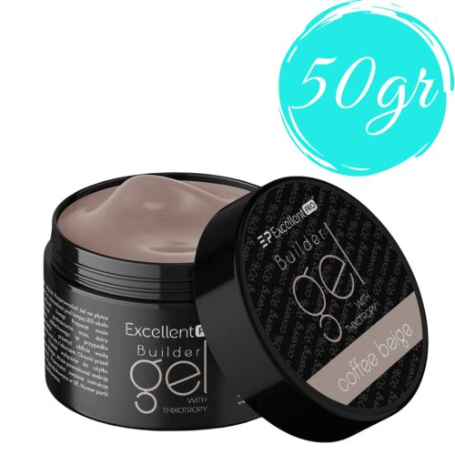 Excellent Pro Builder Gel with Thixotropy Coffee Beige - Építő Zselé