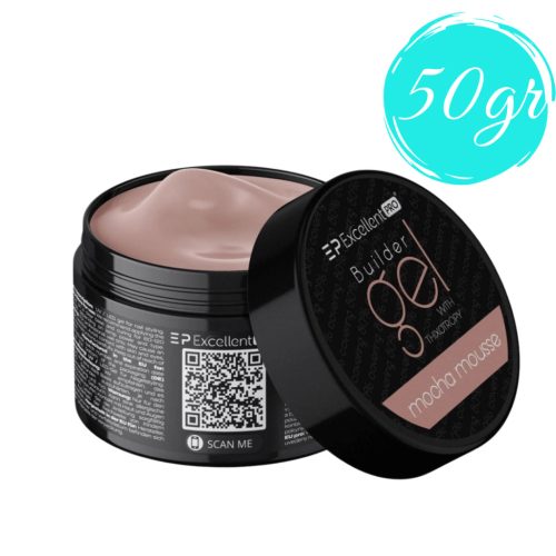 Excellent Pro Builder Gel with Thixotropy Mocha Mousse - Építő Zselé