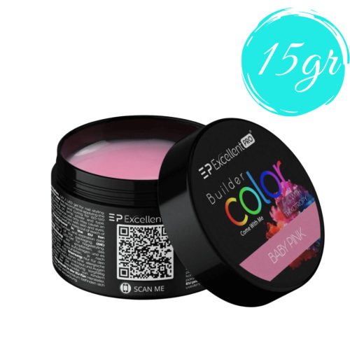 Excellent Pro Builder Gel with Thixotropy Baby Pink - Építő Zselé