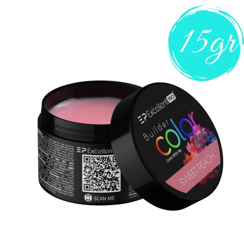 Excellent Pro Builder Gel with Thixotropy Sweet Peach - Építő Zselé