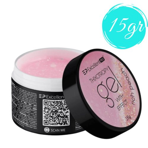 Excellent Pro Builder Gel with Thixotropy Rich Peach