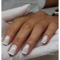 Hard Liquid Gel White Cloud – tejes fehér francia körmök