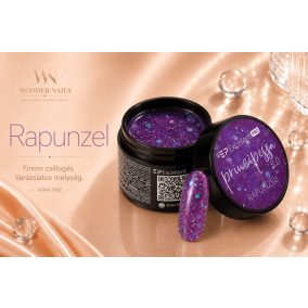 Excellent PRO Principessa 2.0 Rapunzell - Lilás Glitteres Építőzselé