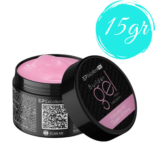  Excellent PRO Builder gel with Thixotropy + Instructor #9 Queen of Shine