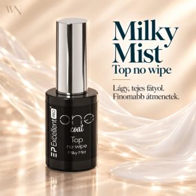   Excellent PRO One Coat Top No Wipe Milky Mist 11 g – tejes fátyolhatású fedő
