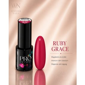 Excellent PRO Pro Colors 844 Ruby Grace géllakk – üveg és színminta