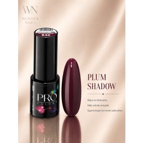 Excellent PRO Pro Colors 846 Plum Shadow géllakk – üveg és színminta