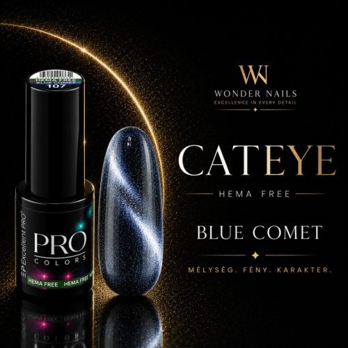 Excellent PRO Cat Eye Blue Comet 107 7 g – termékfotó kék színmintával