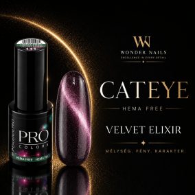 Excellent PRO Cat Eye Velvet Elixir 111 7 g – termékfotó rózsaszín színmintával