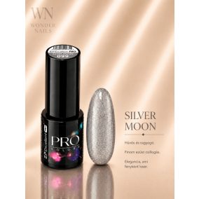Excellent PRO Pro Colors 099 Silver Moon géllakk – üveg és színminta
