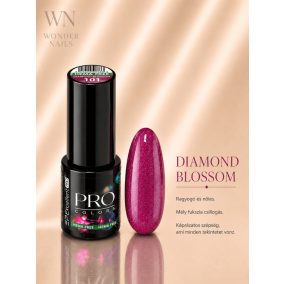 Excellent PRO Pro Colors 101 Diamond Blossom géllakk – üveg és színminta