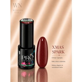 Excellent PRO Pro Colors 118 Xmas Spark géllakk – üveg és színminta
