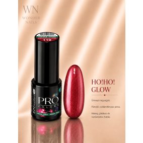 Excellent PRO Pro Colors 119 HO! HO! Glow géllakk – üveg és színminta