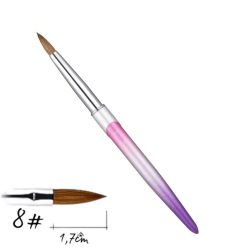 Prémium Kolinsky Porcelán Ecset "Acryl" #8P