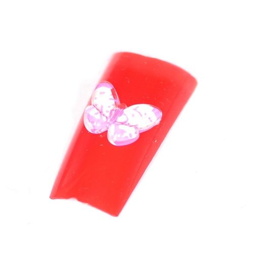 Pillangó 3D-s Dísz 5. Pink