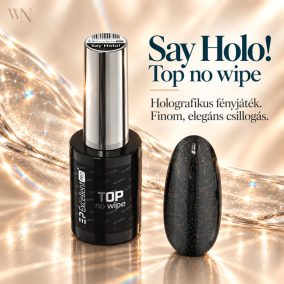   Excellent PRO Top No Wipe Say Holo! 11 g – holografikus fedőzselé