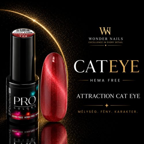 Excellent PRO Cat Eye Attraction 124 7 g – termékfotó vörös színmintával