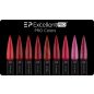 Excellent PRO Pro Colors 125 Diamond Kiss géllakk – 120–128 árnyalatok összehasonlító színmintái
