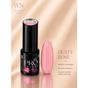 Excellent PRO Pro Colors 820 Dusty Rose géllakk – üveg és színminta