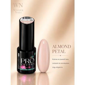 Excellent PRO Pro Colors 864 Almond Petal géllakk – üveg és színminta