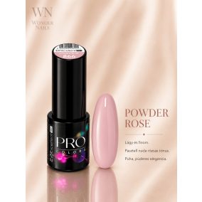 Excellent PRO Pro Colors 866 Powder Rose géllakk – üveg és színminta