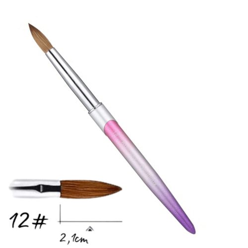 Prémium Kolinsky Porcelán Ecset "Acryl" #12P