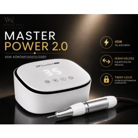 Excellent PRO Excellent PRO Master Power 2.0 45W – 35 000 RPM professzionális körömcsiszológép Power 2.0 45W professzionális körömcsiszológép4