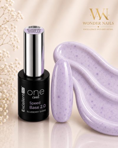 Excellent PRO One Coat Speed Base 2.0 Blueberry Shake 11g – Áfonya Shimmer Alapzselé
