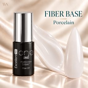 Excellent PRO One Coat Multifunction Fiber Base Porcelain 7g – színhű anyagív és stiletto tip