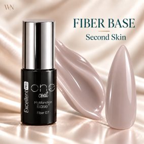 Excellent PRO One Coat Multifunction Fiber Base Second Skin 7g – színhű anyagív és stiletto tip