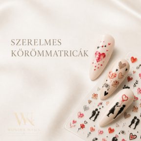 Szerelmes Körömmatricák