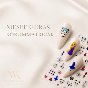 Mesefigurás Körömmatricák